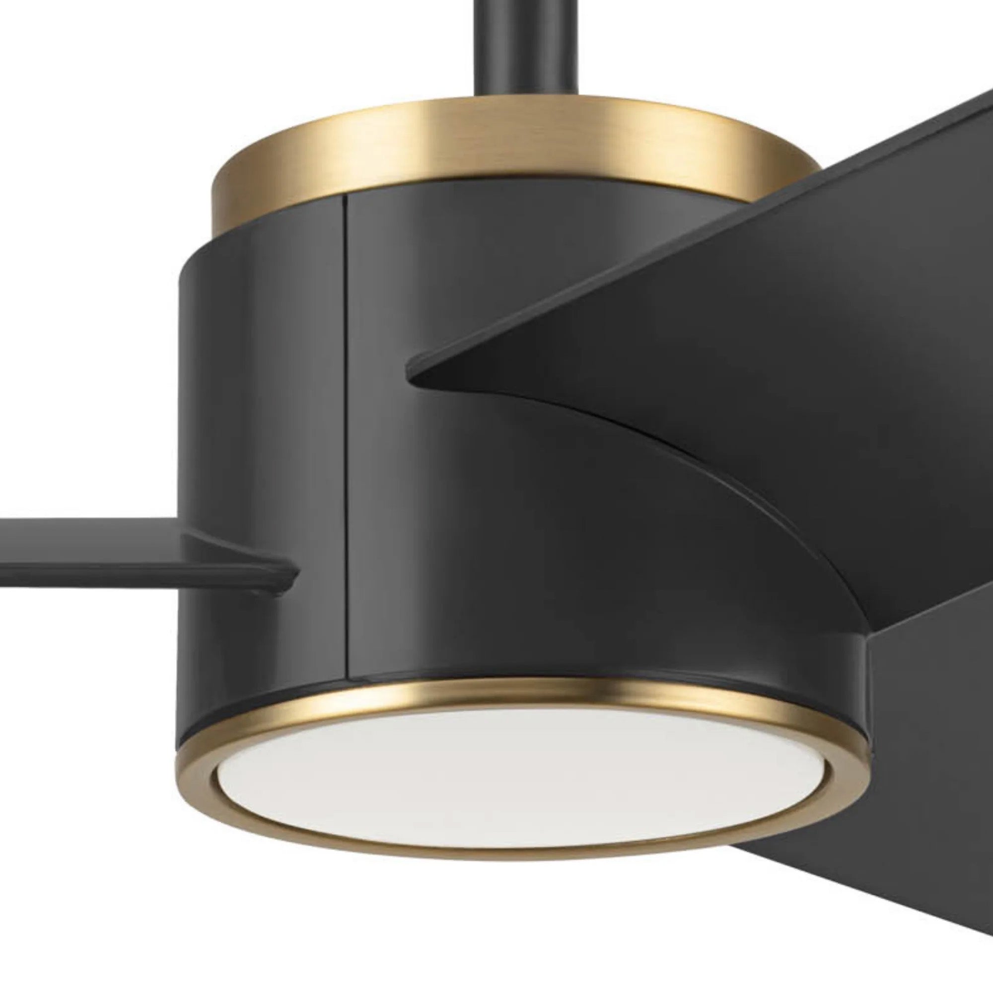 Honeywell Altan 52 Inch Ceiling Fan with LED Light & Remote, Matte Black/Gold