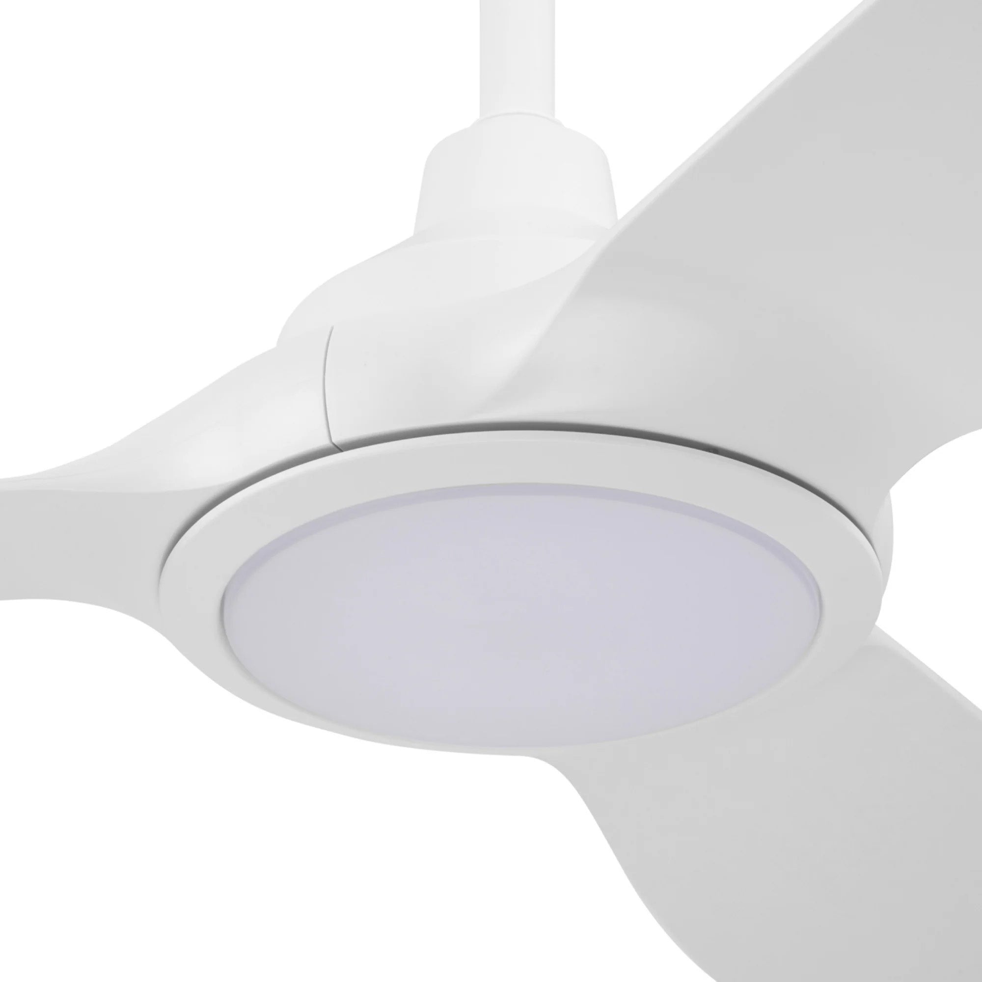Honeywell Sirro 52" Ceiling Fan with Light & Remote, 3 White Blades, (Open Box)