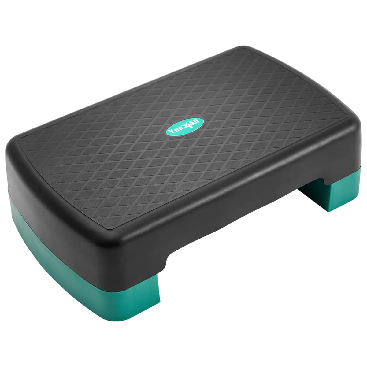 Yes4All Aerobic Exercise Step Platform Workout Stepper with Risers for Home Gym