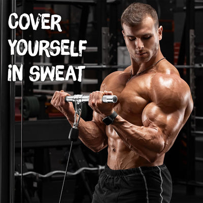 Yes4All Cable Machine Attachments with Tricep Rope, Straight Bar, and V Bar