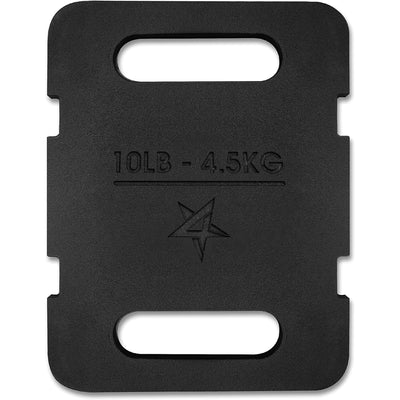 Yes4All 10 lb Cast Iron Attachable Training Rucking Weight Plate for Backpack