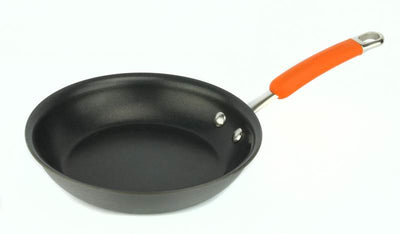 Rachael Ray 10-Piece Hard Anodized Cookware Set Nonstick Pots Pans Orange