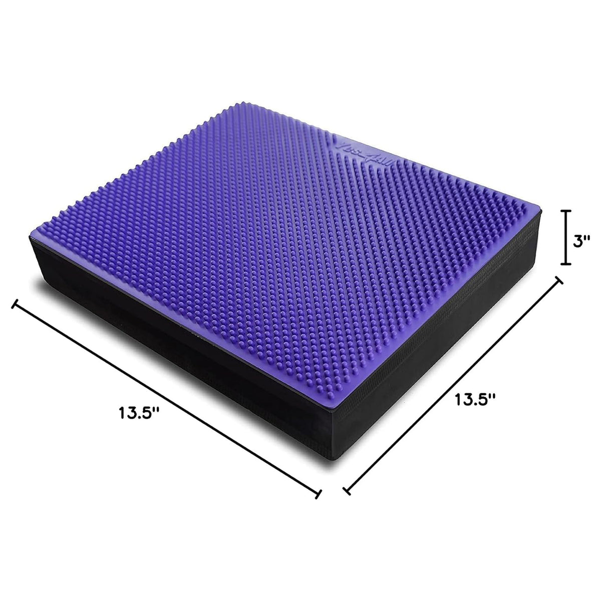 Yes4All Non-Slip TPE Foam Exercise Balance Pad with Massage Points, XL, Purple