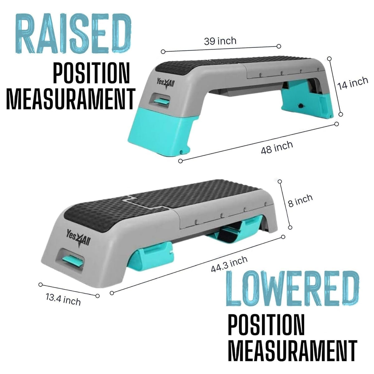 Yes4All Multifunctional Aerobic Deck Fitness Station for Cardio and Strength