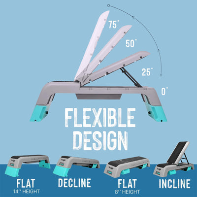 Yes4All Multifunctional Aerobic Deck Fitness Station for Cardio and Strength
