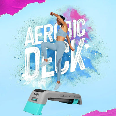 Yes4All Multifunctional Aerobic Deck Fitness Station for Cardio and Strength