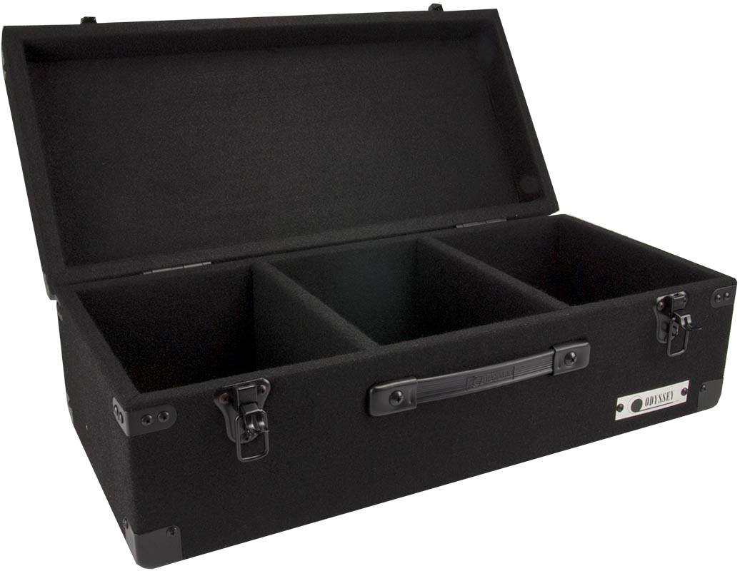 Odyssey CLP200P Carpeted Pro DJ Vinyl Record Case + C45200 45 RPM Record Case - VMInnovations
