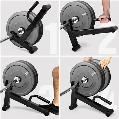 Yes4All Deadlift Weight Training Barbell Jack Stand, Holds 600lb Weight Plates