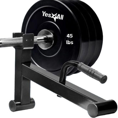 Yes4All Deadlift Weight Training Barbell Jack Stand, Holds 600lb Weight Plates