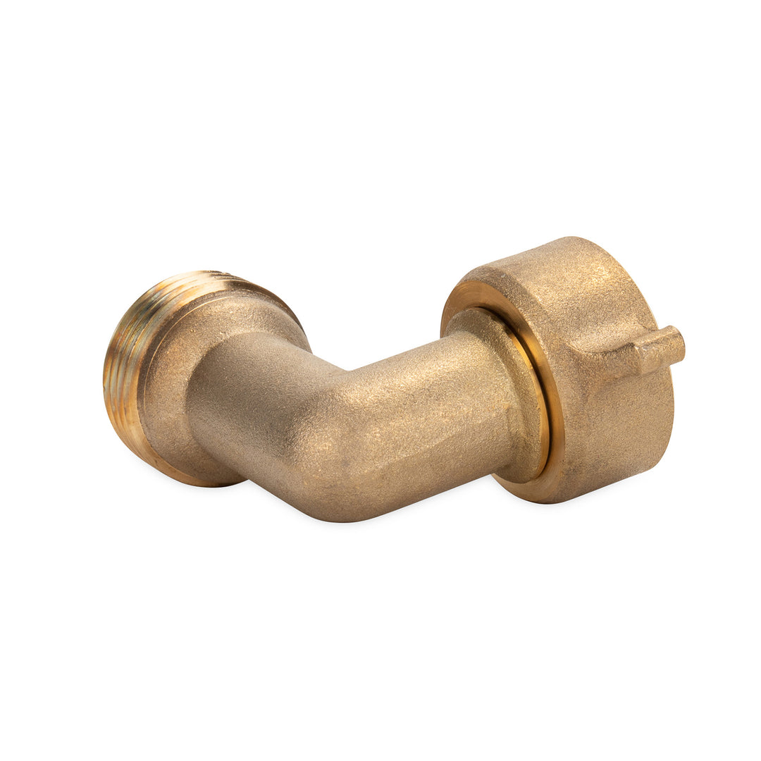 Camco 2 Pack 90-Degree Hose Elbow for RV Water Hoses, Solid Brass Construction - VMInnovations