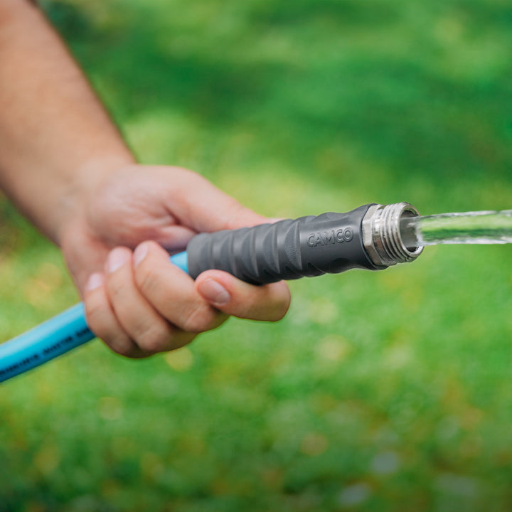 Camco EVOFlex 25 Ft RV Drinking Water Hose with Extra Flexible Design, Blue - VMInnovations