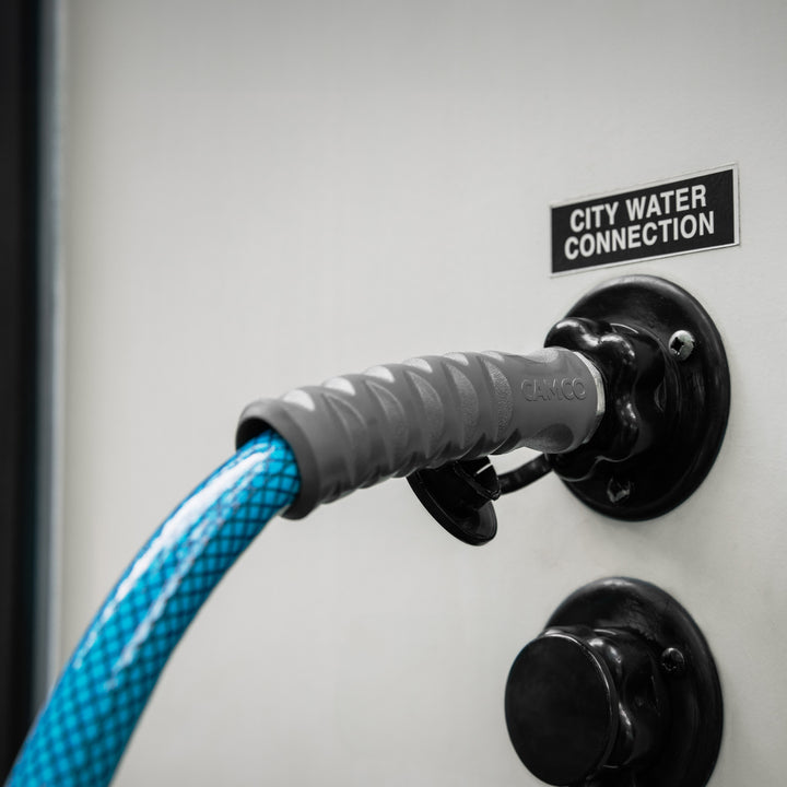 Camco TastePURE 10 Foot No Kink Heavy Duty PVC Premium Drinking Water Hose, Blue - VMInnovations