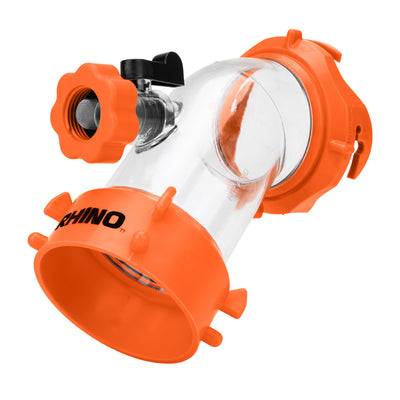 Camco Rhino Blaster RV Tank Rinser with Backflow Preventer, 45-Degree Elbow - VMInnovations