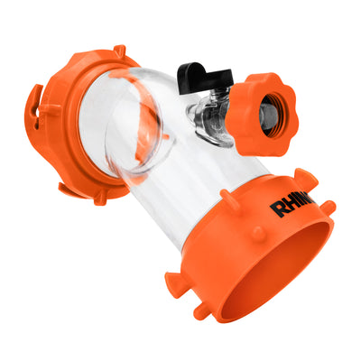 Camco Rhino Blaster RV Tank Rinser with Backflow Preventer, 45-Degree Elbow - VMInnovations