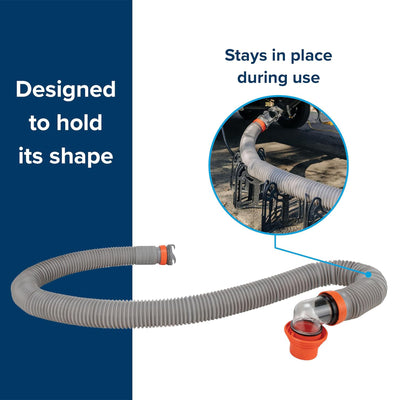 Rhino X 20' Sewer Hose Kit and 10' Heavy Duty Septic Hoses for RV and Campers - VMInnovations