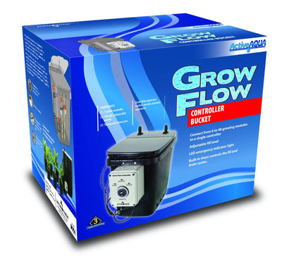 Active Aqua Grow Flow Ebb & Flow 12 Site Hydroponic Kit & Expansion Pot, 12 Pack