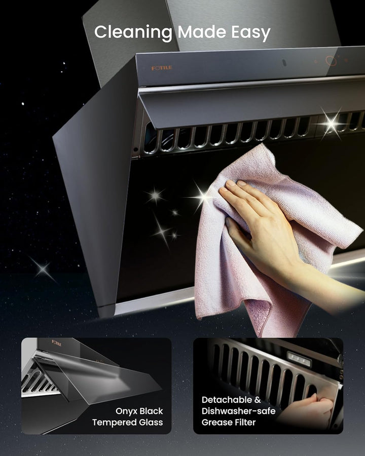 FOTILE 30" Kitchen Range Hood with 4 Speed Levels, Under Cabinet or Wall Mount - VMInnovations