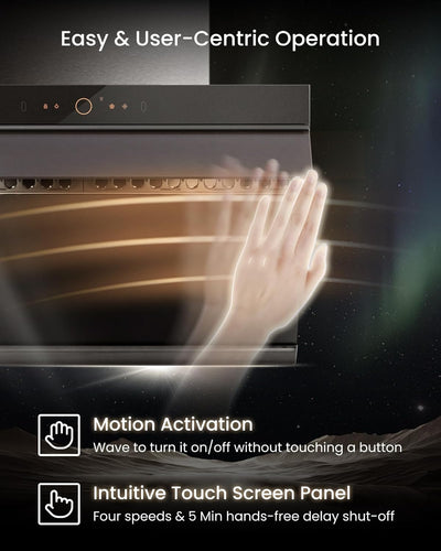 FOTILE 30" Kitchen Range Hood with 4 Speed Levels, Under Cabinet or Wall Mount (For Parts)