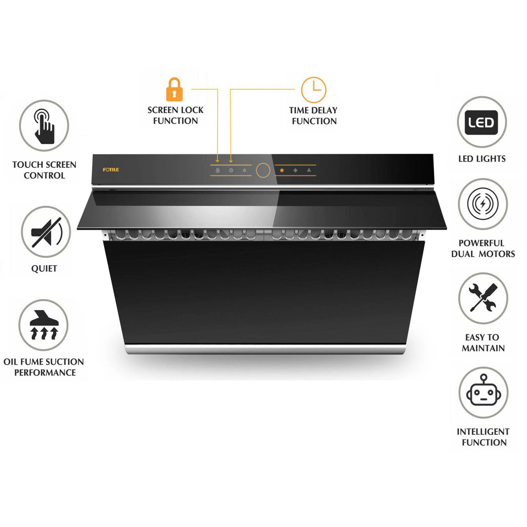 FOTILE 30" Range Hood with Unique Side Draft Design, Under Cabinet or Wall Mount