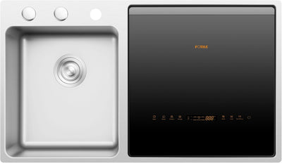 FOTILE 3-in-1 Dishwasher, Right Side Kitchen Sink Combo with 360-Degree Cleaning - VMInnovations