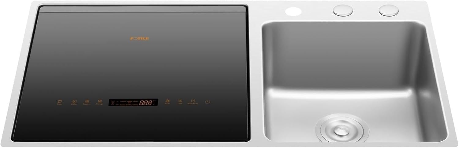 FOTILE 3-in-1 Dishwasher & Left Side Kitchen Sink Combo with 360-Degree Cleaning - VMInnovations