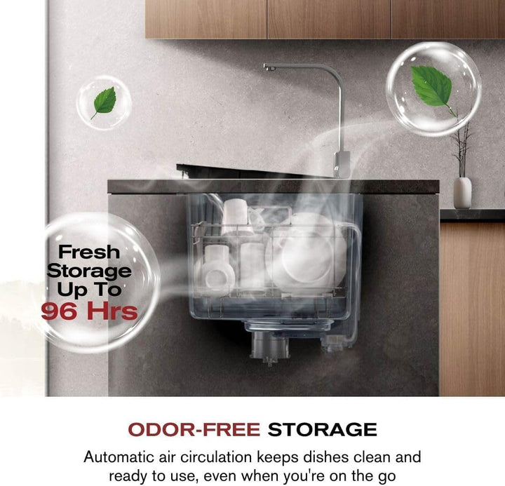 FOTILE 3-in-1 Dishwasher & Left Side Kitchen Sink Combo with 360-Degree Cleaning