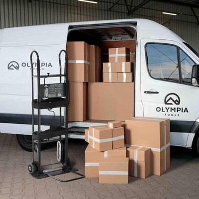 Olympia Tools 800 Lb Hand Truck with Ratchet Straps for Appliances and Furniture - VMInnovations