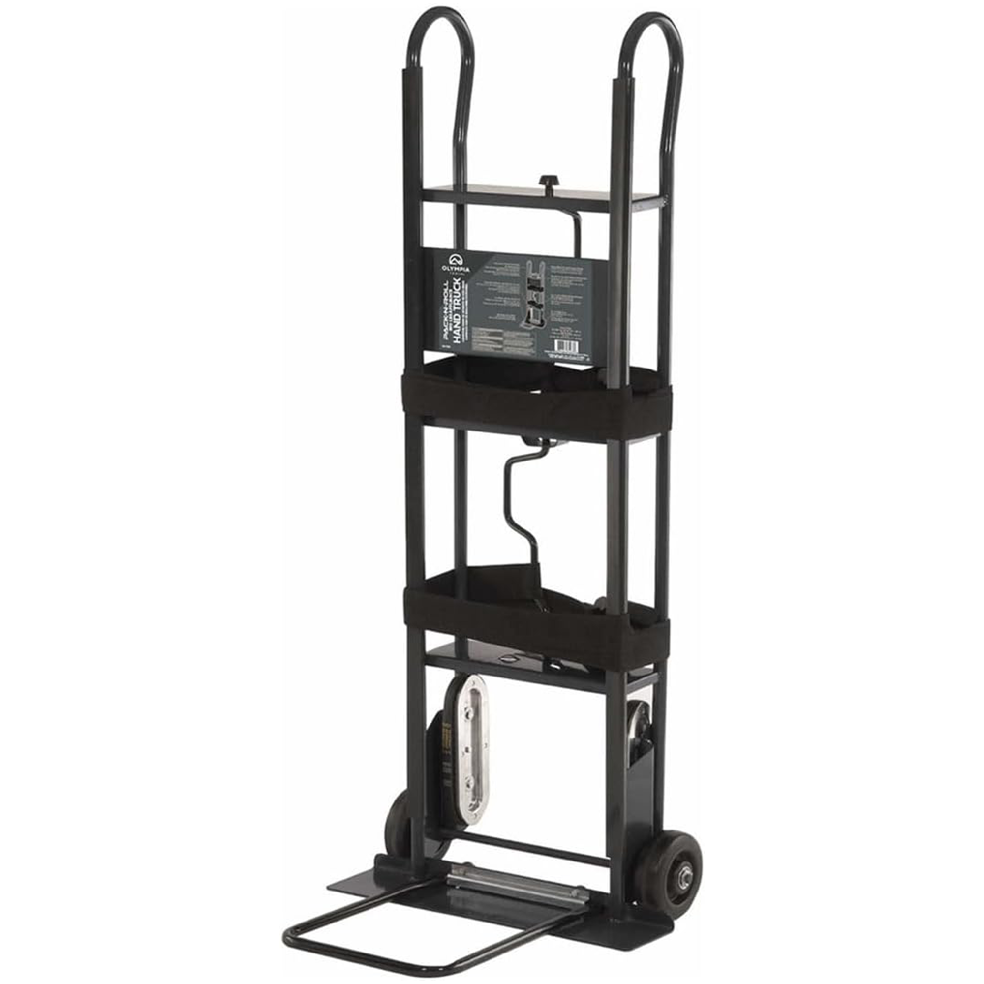 Olympia Tools 800 Lb Hand Truck with Ratchet Straps for Appliances and Furniture - VMInnovations