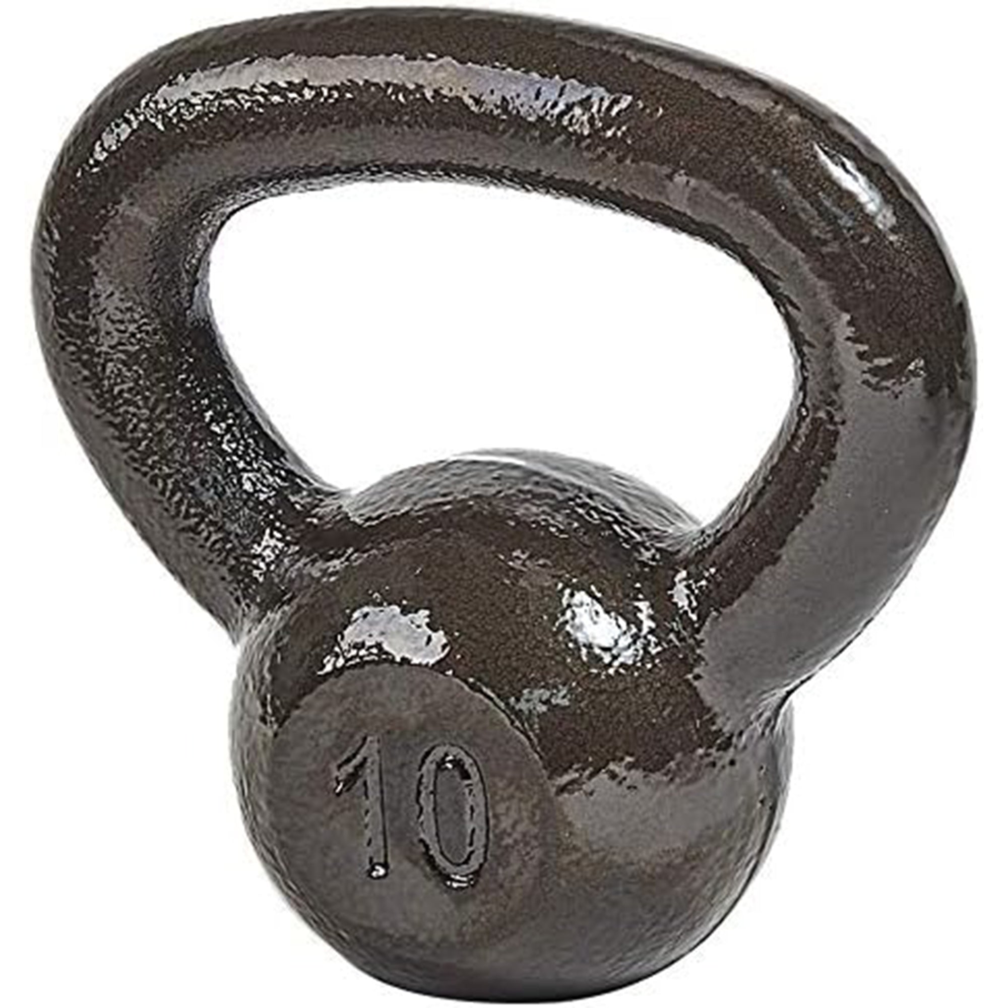 BalanceFrom 10LB Cast Iron Kettlebell for Home Gym Strength Training Exercise