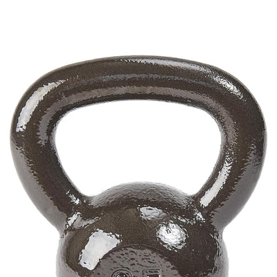 BalanceFrom 25LB Cast Iron Kettlebell for Home Gym Strength Training Exercise