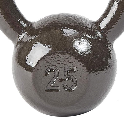 BalanceFrom 25LB Cast Iron Kettlebell for Home Gym Strength Training Exercise