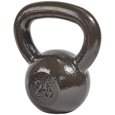 BalanceFrom 25LB Cast Iron Kettlebell for Home Gym Strength Training Exercise