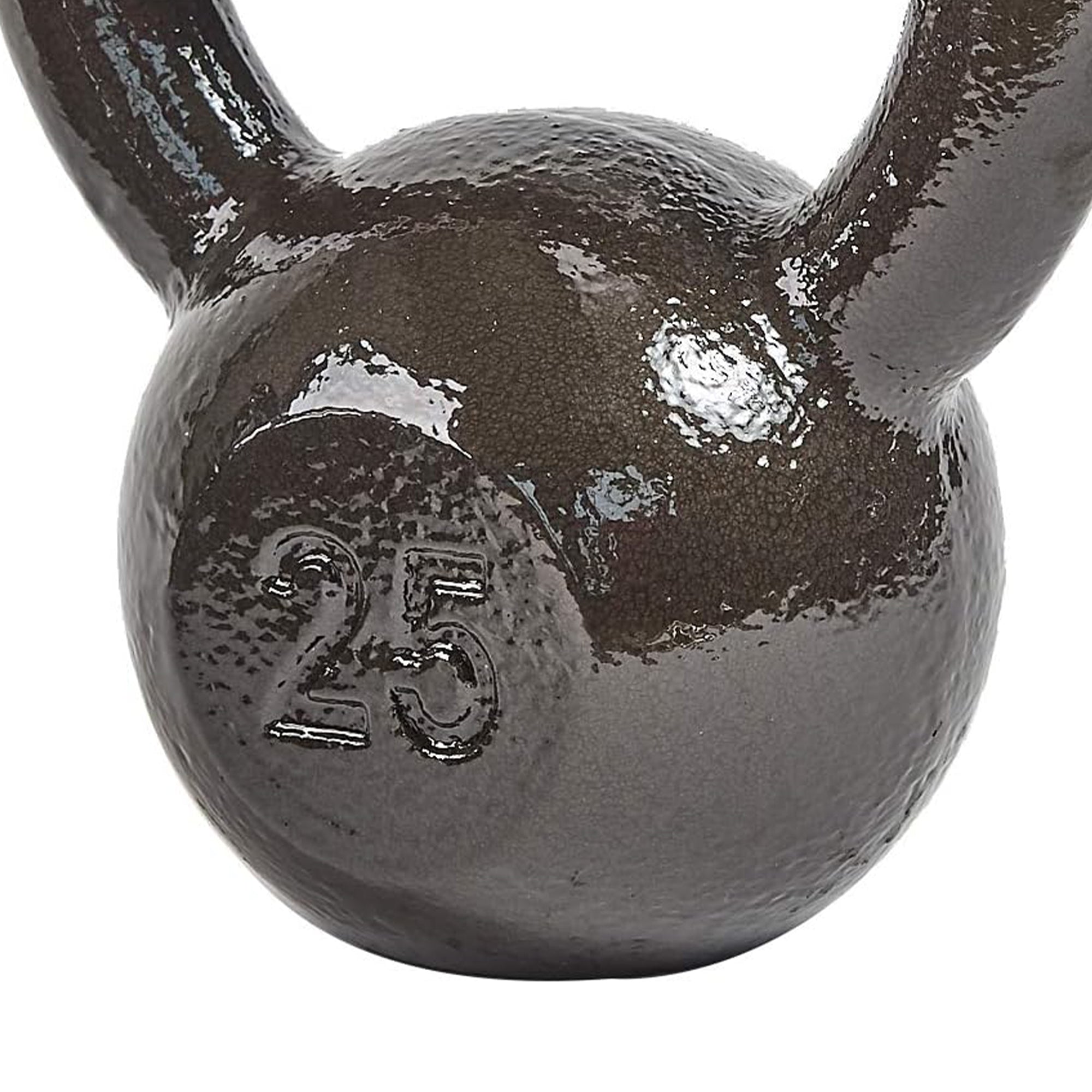 BalanceFrom 25LB Cast Iron Kettlebell for Home Gym Strength Training Exercise