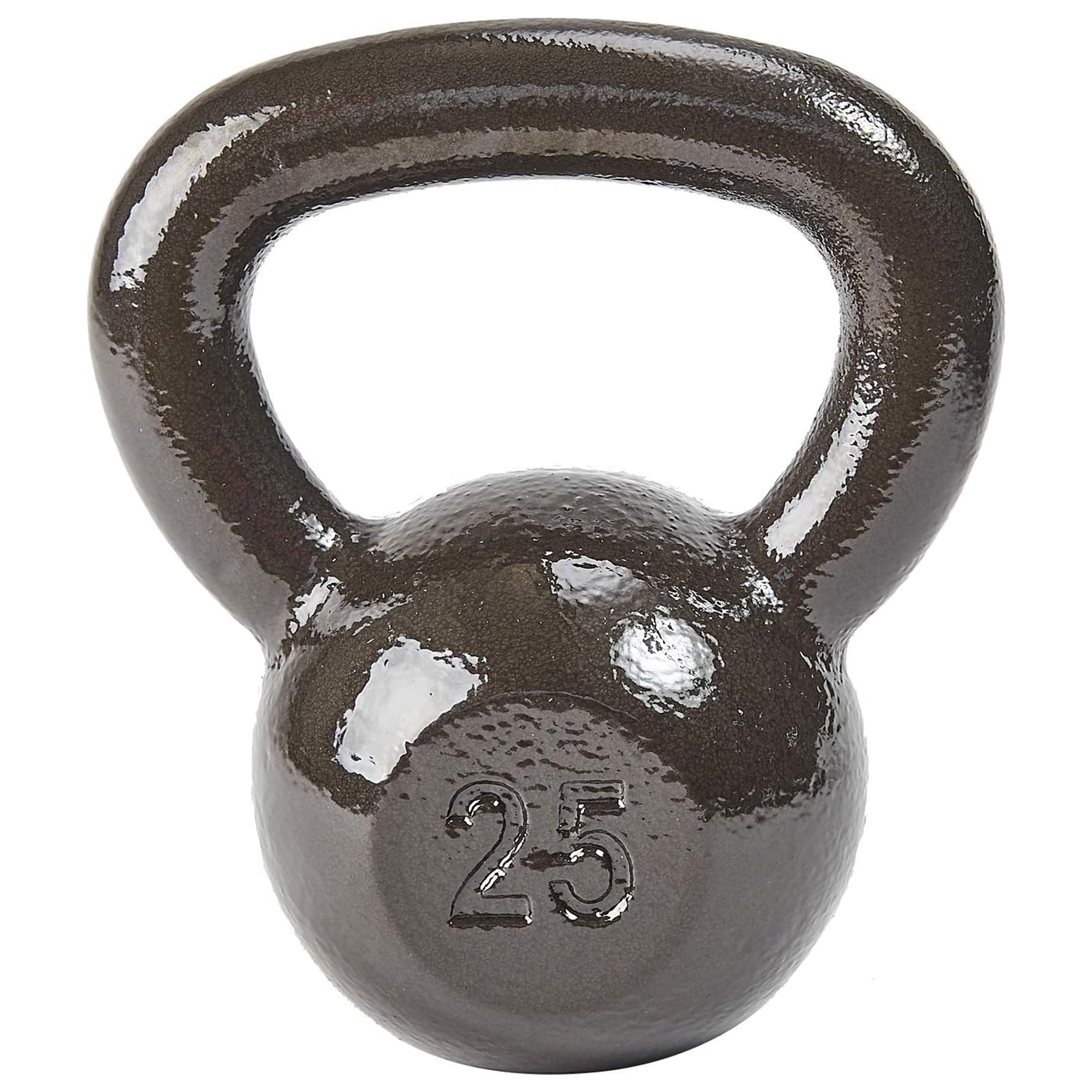 BalanceFrom 25LB Cast Iron Kettlebell for Home Gym Strength Training Exercise
