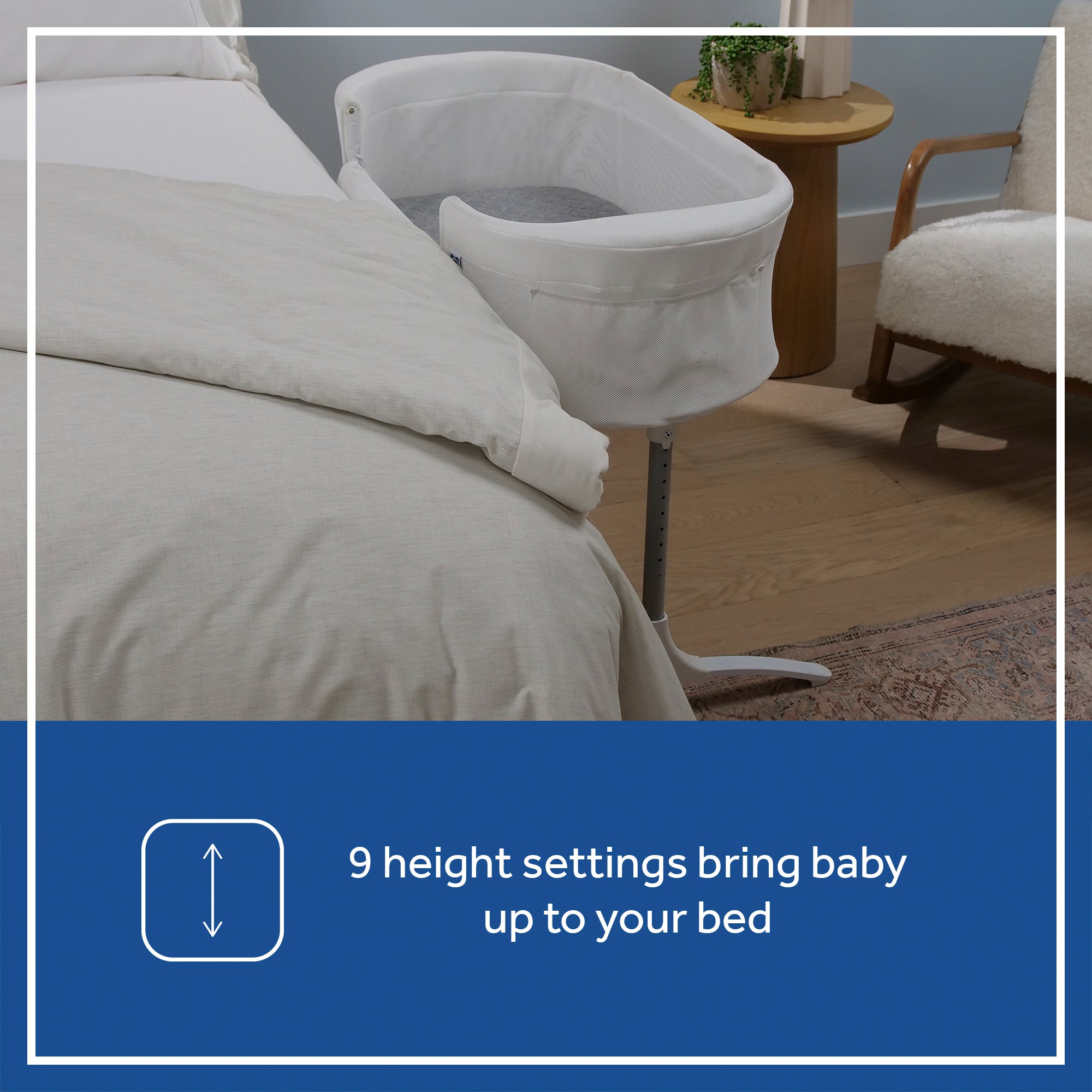 Sealy Baby Airy Dreams 2-in-1 Bedside Bassinet Sleeper with Breathable Mesh