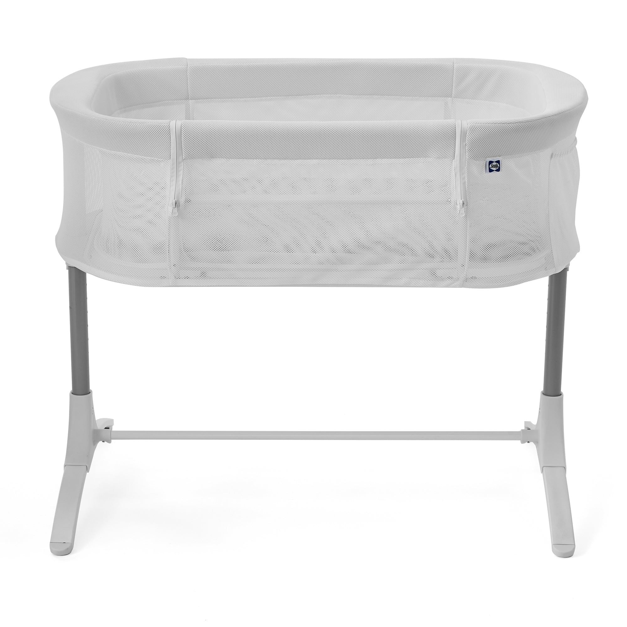 Sealy Baby Airy Dreams 2/1 Bedside Bassinet Sleeper W Breathable Mesh (Open Box)