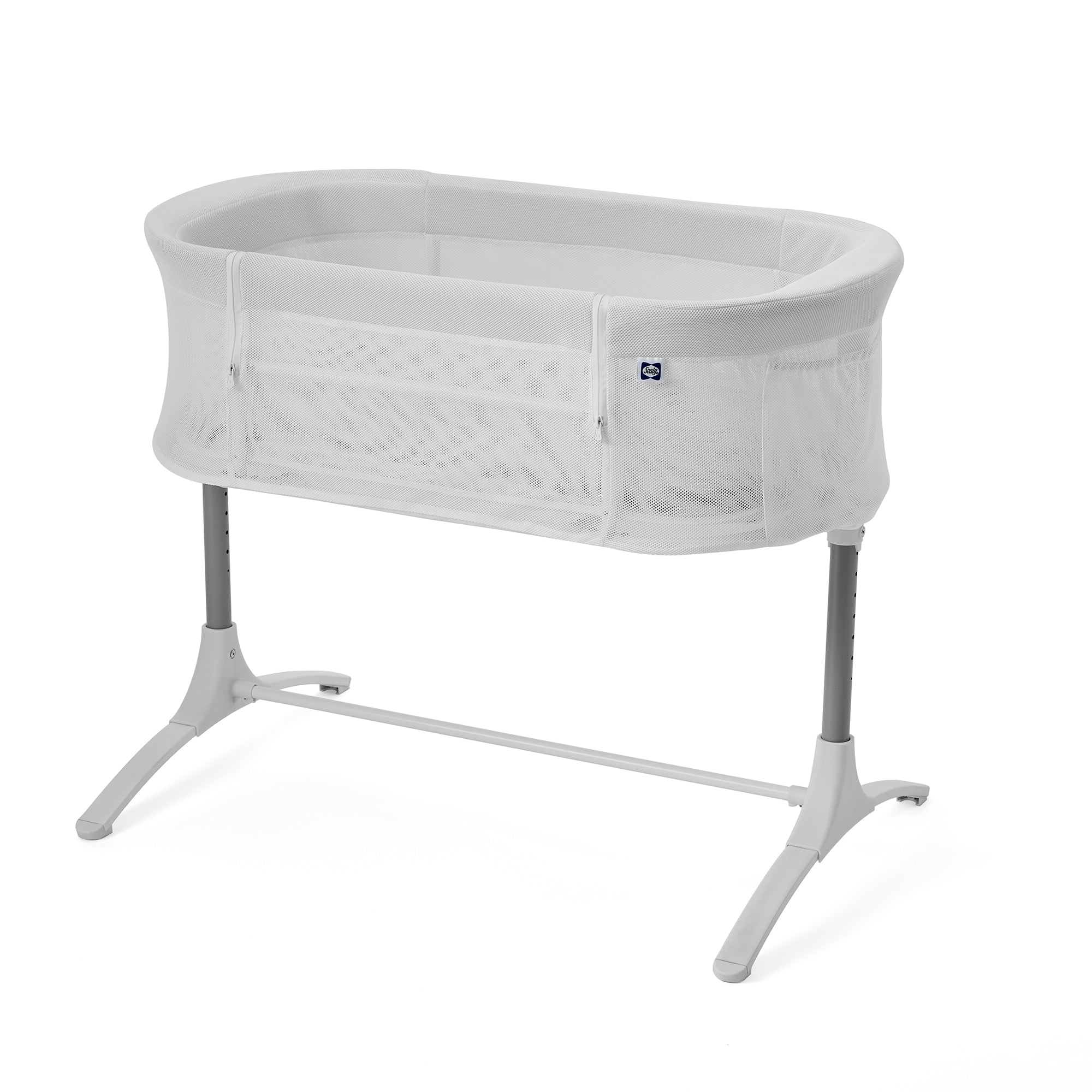 Sealy Baby Airy Dreams 2/1 Bedside Bassinet Sleeper W Breathable Mesh (Open Box)