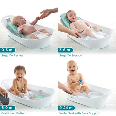 Contours Oasis 4-in-1 Comfort Cushion Baby BathTub for Newborn Support Open Box - VMInnovations