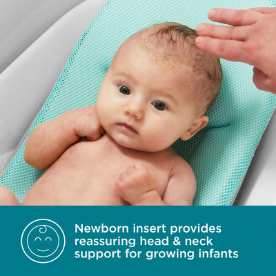 Contours Oasis 4-in-1 Comfort Cushion Baby BathTub for Newborn Support Open Box - VMInnovations