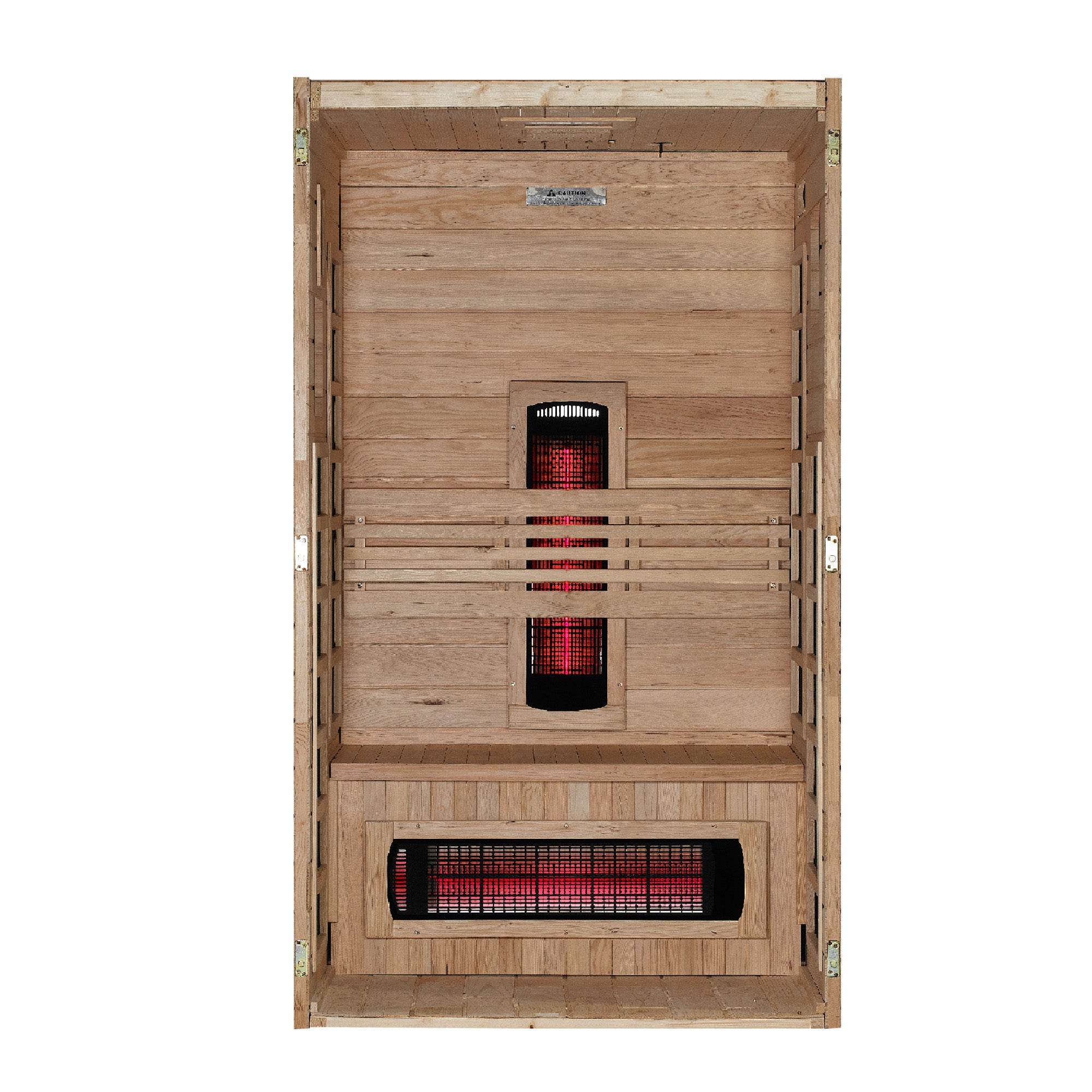 Dynamic Saunas Santorini 1-2 Person Full Spectrum IR Sauna Lighting, Speakers - VMInnovations