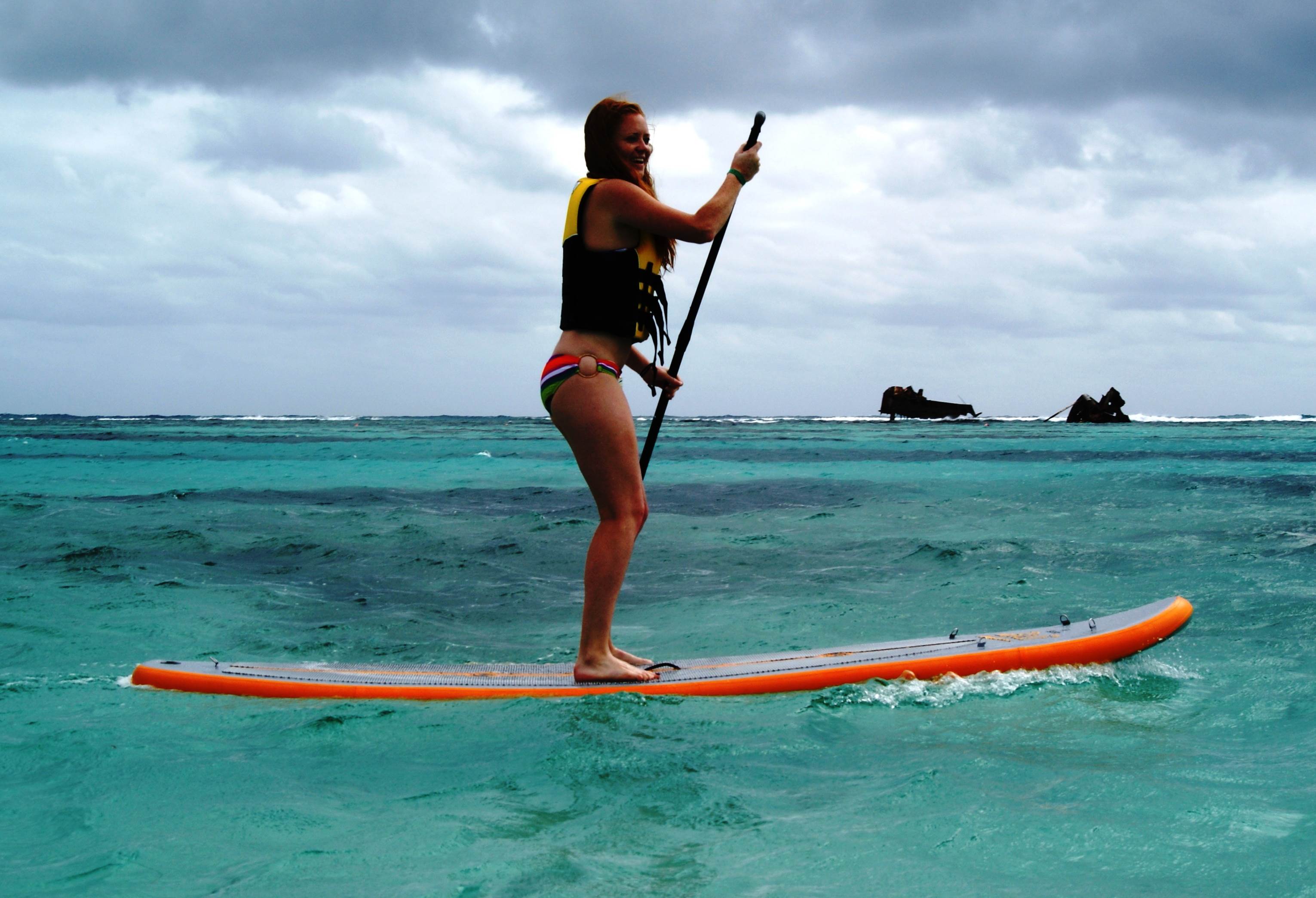 Solstice 35128 Inflatable Stand-Up Light Weight Paddleboard SUP Board w/Paddle