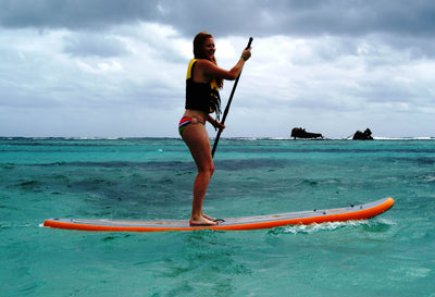 Solstice 35128 Inflatable Stand-Up Light Weight Paddleboard SUP Board w/Paddle