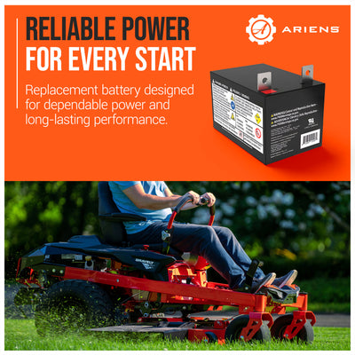 Ariens 12V Replacement Battery for Zero Turn Riding Lawn Mower Tractor(Open Box)