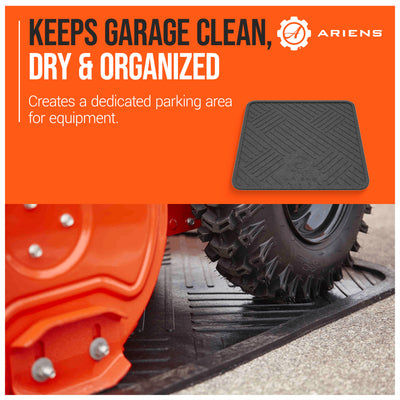 Ariens Heavy-Duty Protective Floor Mat, Non-Slip Snowblower Garage Mat, 36"x36" - VMInnovations
