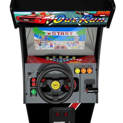 Arcade1Up Outrun Deluxe Arcade Machine with Steering Wheel, Gas and Brake Pedals