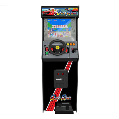Arcade1Up Outrun Deluxe Arcade Machine with Steering Wheel, Gas and Brake Pedals