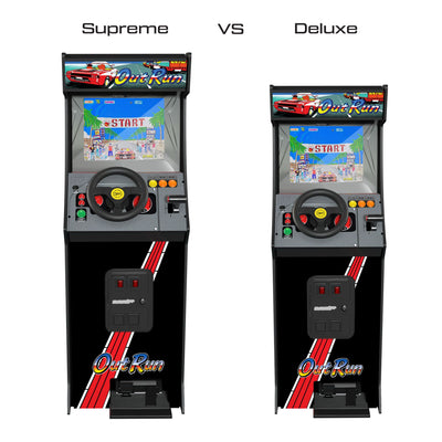 Arcade1Up Outrun Deluxe Arcade Machine with Steering Wheel, Gas and Brake Pedals