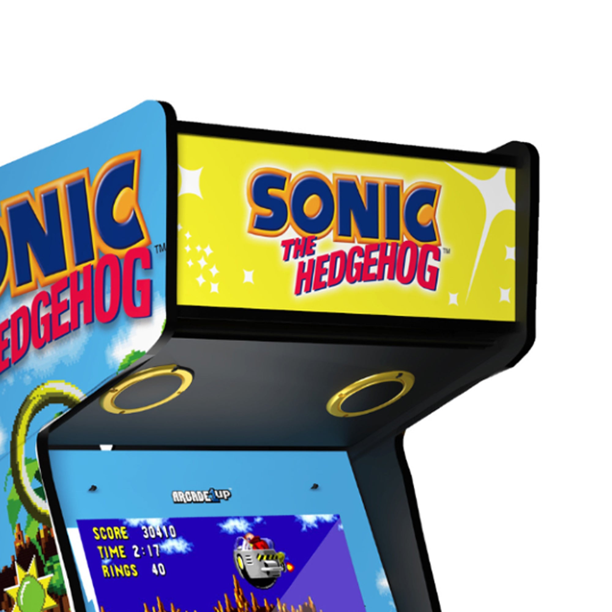 Arcade1Up Sonice the Hedgehog Deluxe Arcade Game Freestanding Machine