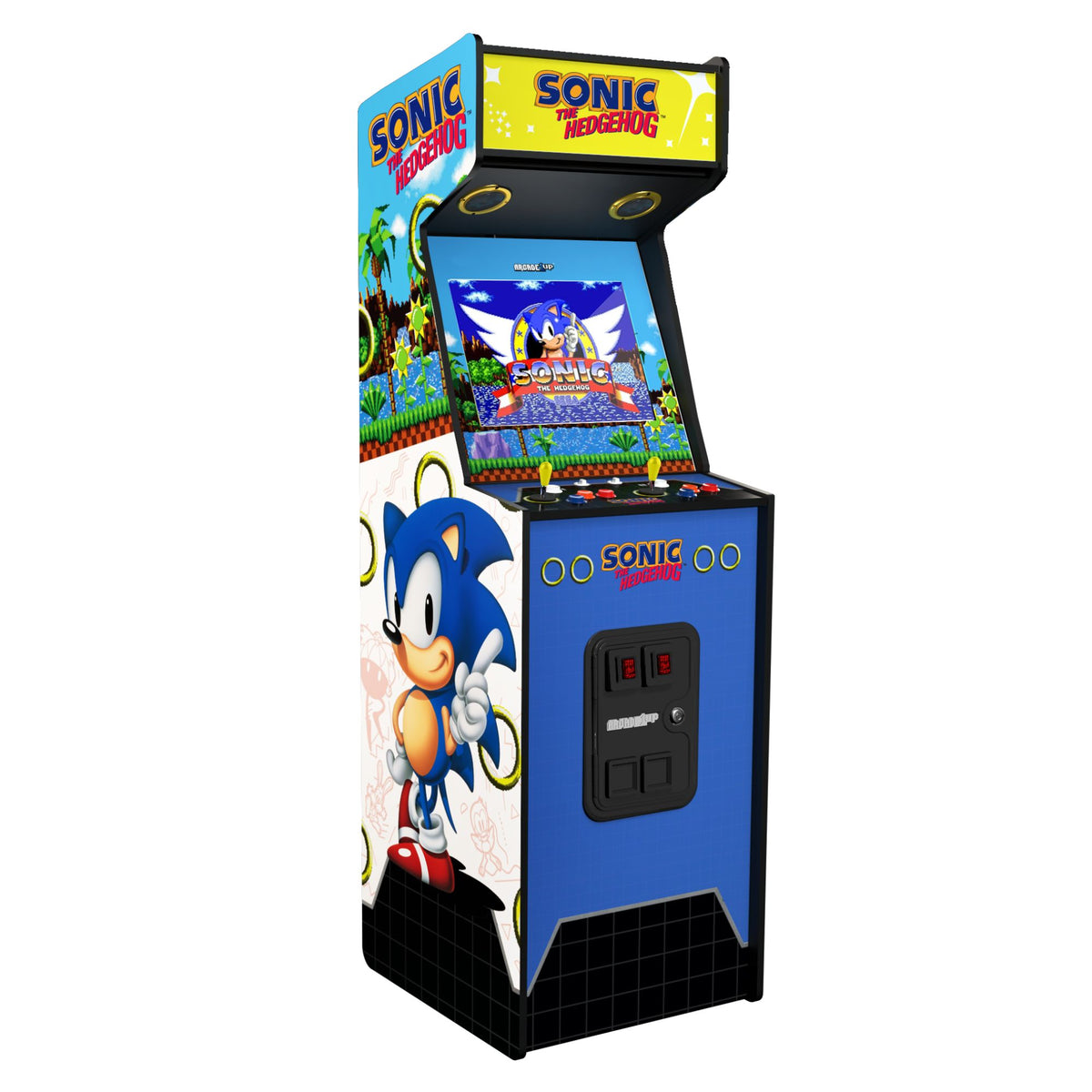 Arcade1Up Sonic the Hedgehog Deluxe Arcade Game Freestanding Machine
