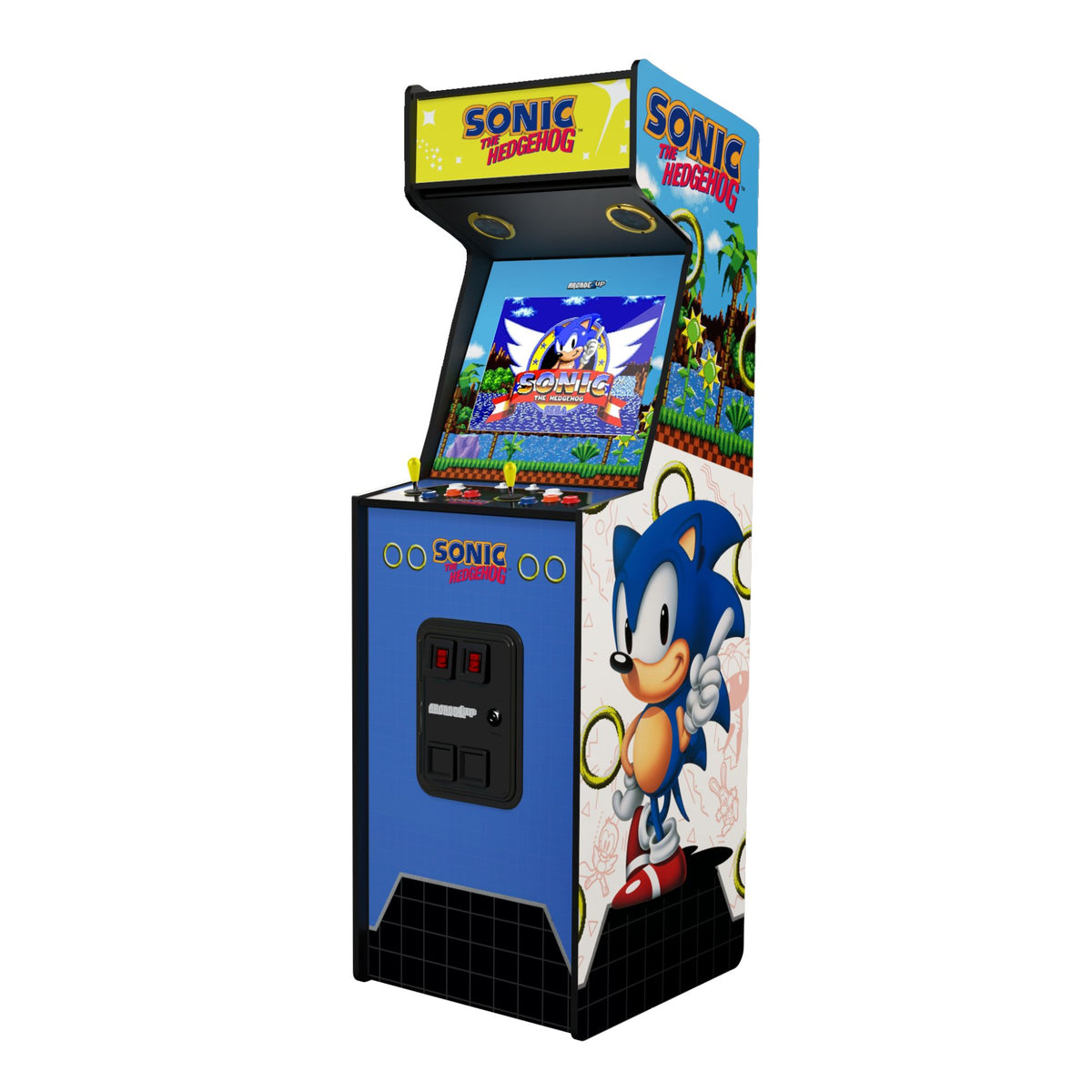 Arcade1Up Sonic the Hedgehog Deluxe Arcade Game Freestanding Machine